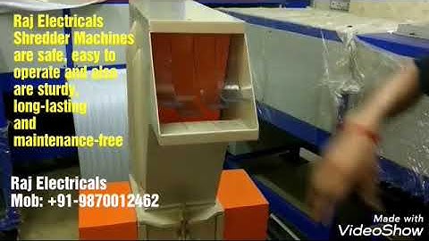 Coconut Shell Shredder from Raj Electricals