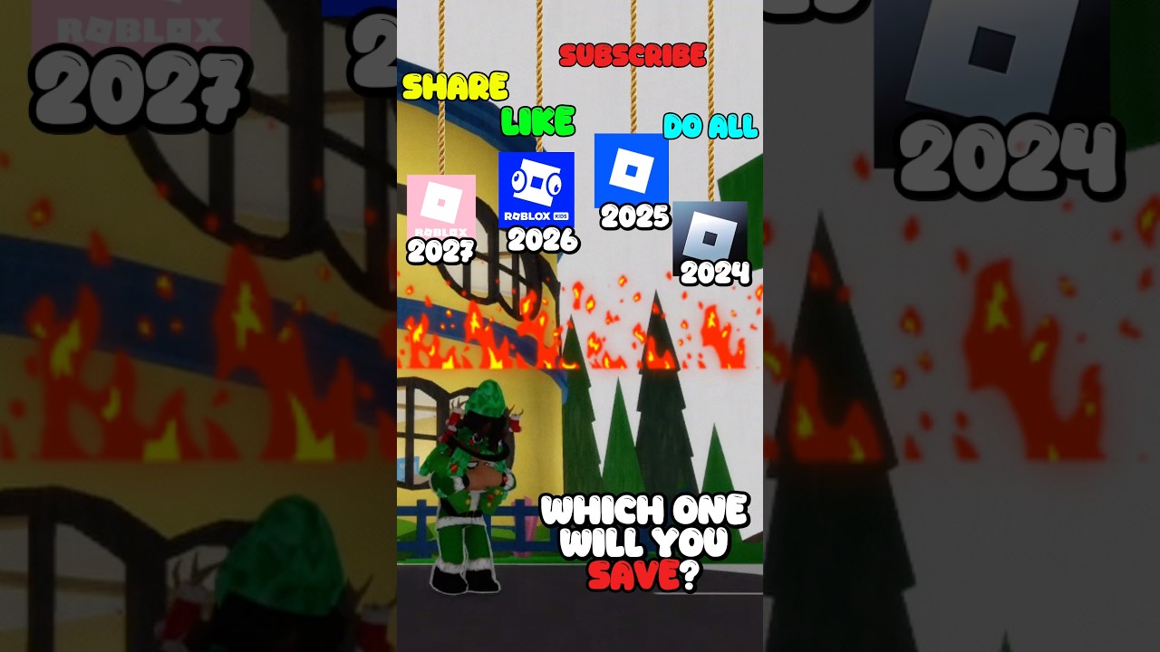 Which one will you save🤔 Future be New vs Old Roblox Logo😰#robloxedit #robloxshorts