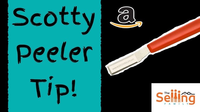 Scotty Peeler Label And Sticker Remover - Single Metal Peeler -SP2