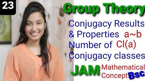 Conjugacy. Conjugate elements. Important properties & Results. Number of Conjugacy classes. JAM.