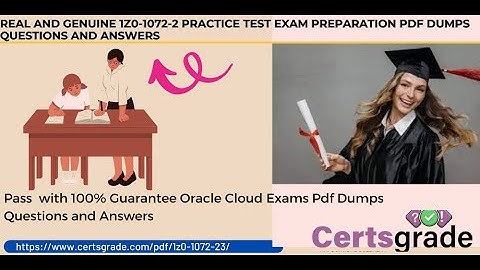 Latest 1Z0-1072-23 Oracle Cloud Certification Exam Preparation: PDF Dumps Questions and Answers