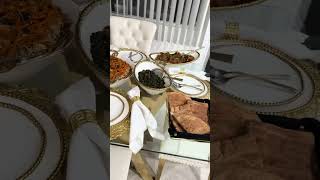 Birthday feast special dinner for hubby