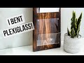 Easy DIY Wood And Acrylic Mail Organizer + How To Bend Plexiglass | Anika&#39;s DIY life