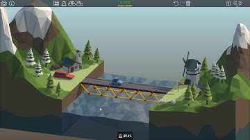 Polybridge Alpine Meadows 1-3 12m Simple Bridge