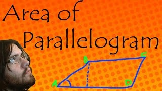 Find Area of Paralleogram Using Vectors!