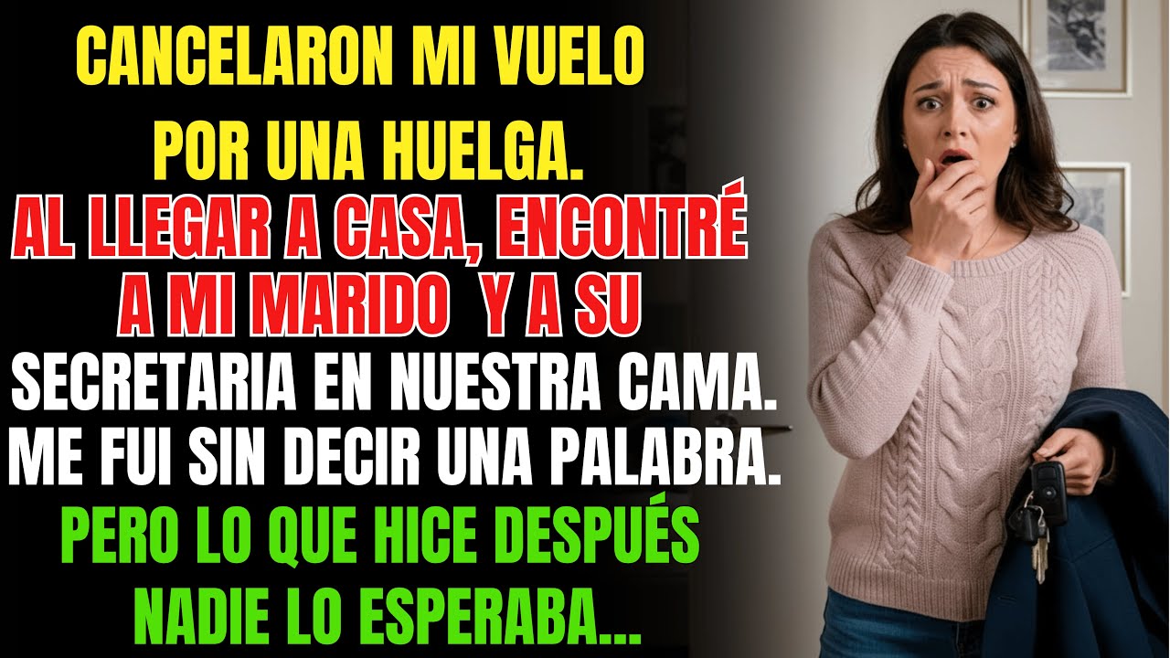 Cancelaron Mi Vuelo Por Una Huelga Y Al Volver A Casa, Encontré A Mi Marido Con Su Secretaria...