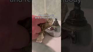 Fix dripping tap on LOW pressure system #plumber #plumbinghacks #diy #plumbing #shorts #hacks