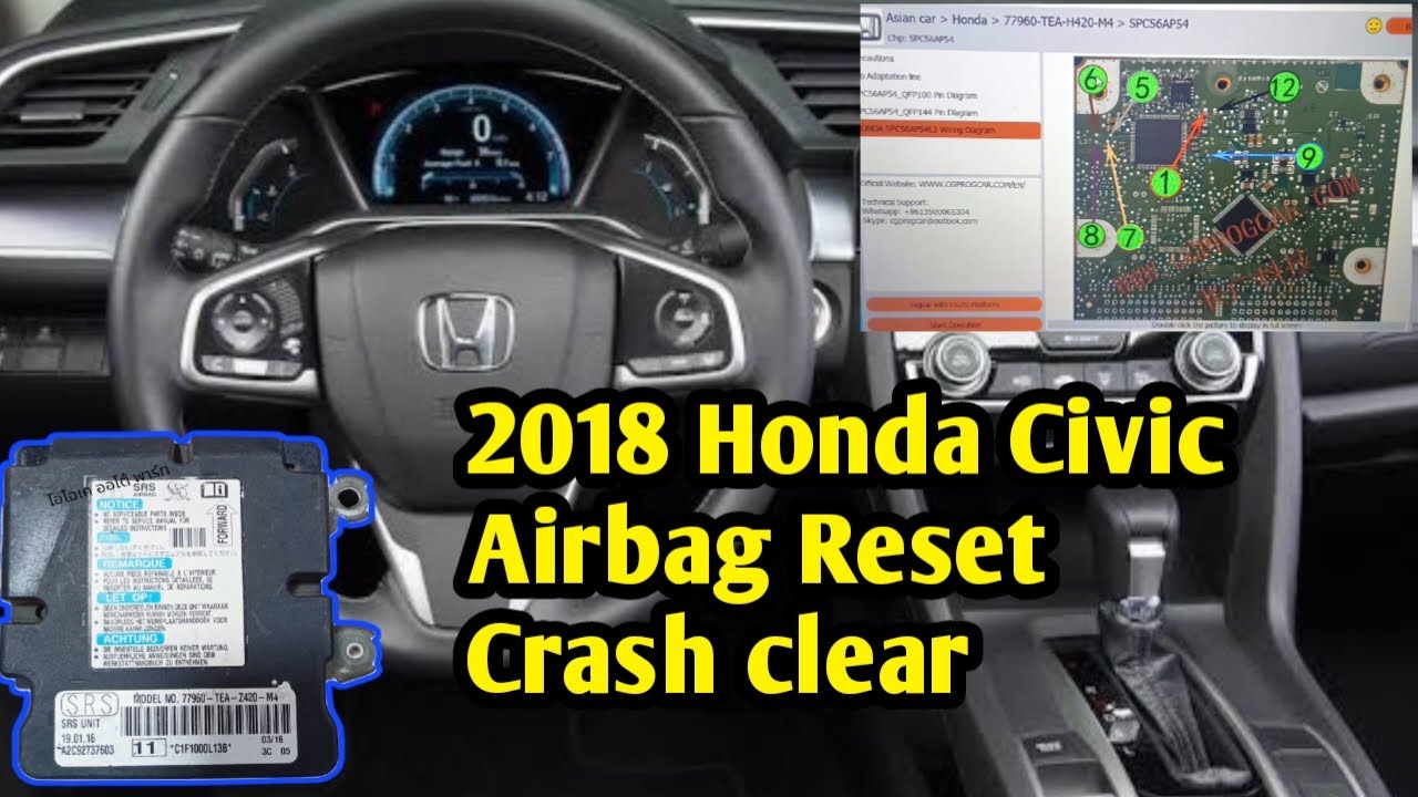 Honda Civic 2018 Airbag Crash Reset