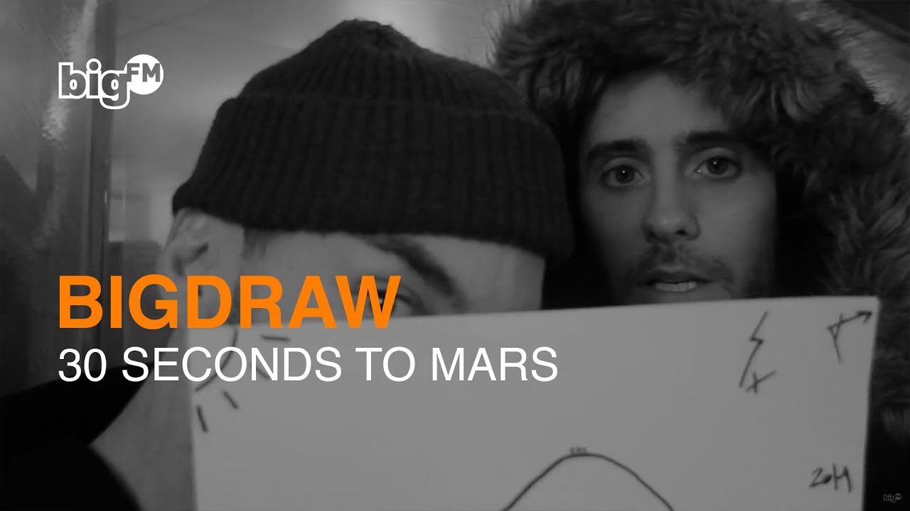 THIRTY SECONDS TO MARS zeichnen sich selbst [bigDRAW]