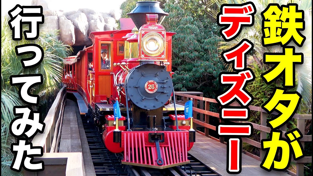 鉄オタ１人で東京ディズニーランドに行ってきた ウエスタンリバー鉄道 Youtube