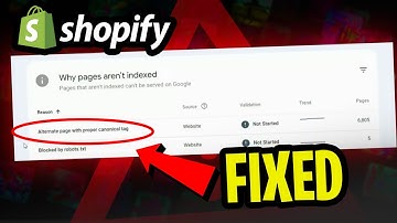 How to Fix Alternate Page with Proper Canonical Tag in Shopify - Step by Step (2025)