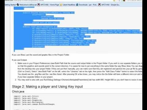 Game Applet: Stage 1