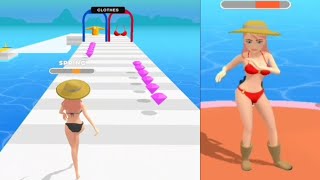 nude girl Runner 3D Game All Levels Gameplay iOS,Android Mobile Walkthrough Update screenshot 2