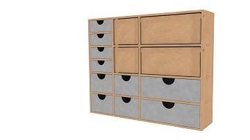 How to Construct Kaisercraft BTP Complete Storage Unit (SB2259)