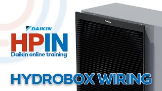 Hydrobox wiring - Daikin training