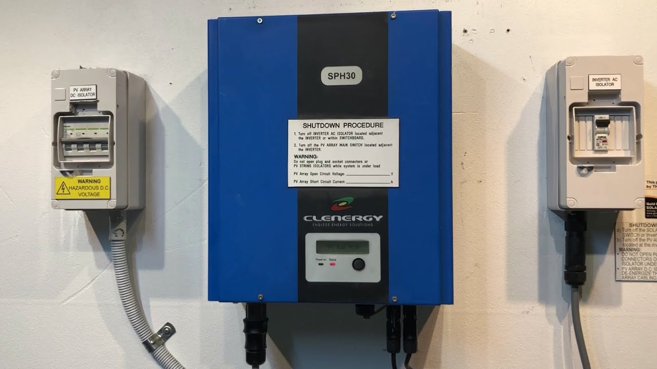 Clenergy Solar Inverter DC BUS High Error Message - YouTube