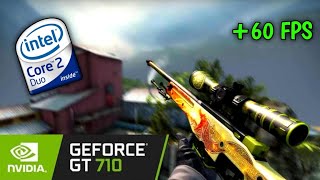 TESTE CS:GO COMPETITIVO DUST 2 (60FPS) - GT710 1GB + INTEL CORE 2 DUO E8400 + 4GB RAM DDR2