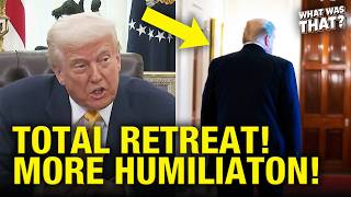Trump RETREATS in HUMILIATION as Attacks BACKFIRE