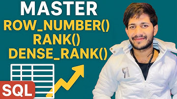 ROW_NUMBER() vs RANK() vs DENSE_RANK() in SQL | Best SQL Window Function Tutorial Explained Clearly