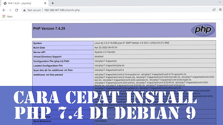 Hướng dẫn install php 7.4 debian - cài đặt php 7.4 debian