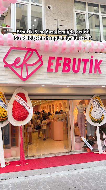Efbutik artık İzmir Karşıyaka’da!😍 Sıradaki mağaza hangisi olmalı? Abone ol ve yoruma yaz.