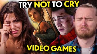 Try Not To Cry: Video Game Death Scenes (The Last of Us, SpiderMan, The Walking Dead) | React