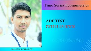 ADF with Eviews | Unit Root Test