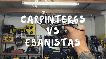 ¿Qué diferencia hay entre ebanista y un carpintero?