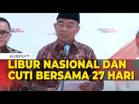 [FULL] Pernyataan Pemerintah Umumkan Libur Nasional dan Cuti Bersama 2024: Berjumlah 27 Hari!