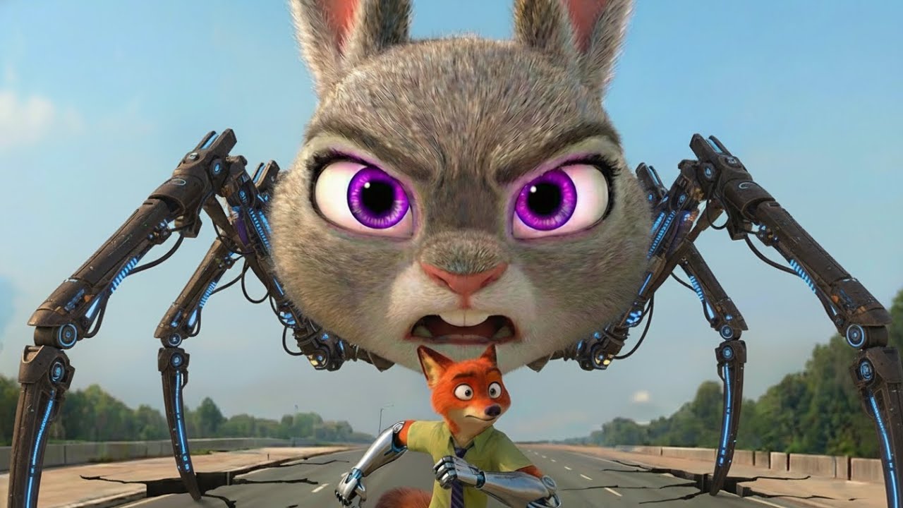 🤖🐰 Киберпроклятие Джуди и муравья 💥⚙️