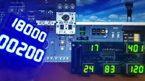 Electric Panel and Pressurization Panel  run on Prosim737  by Siam Simulation Technology