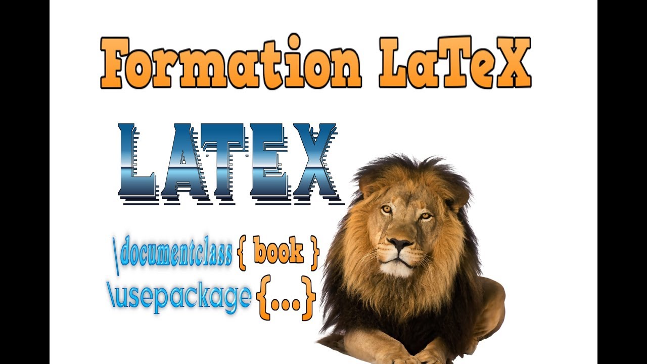 Chapitre 1 : Premier document Latex