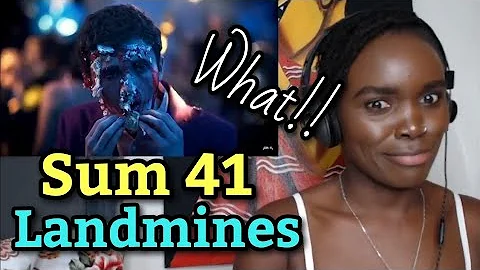 African Girl First Time Reaction To Sum 41 - Landmines