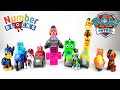 Numberblocks on Paw Patrol Mini Toy Vehicles - Fun Video to Learn Numbers and Colors!