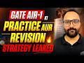 GATE AIR 1 Practice & Revision Strategy Revealed 🔥 | Crack GATE with Top Rank