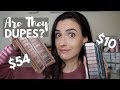 $10 Dupe For Naked 3 Palette?! | e.l.f. vs Urban Decay | Are They DUPES?