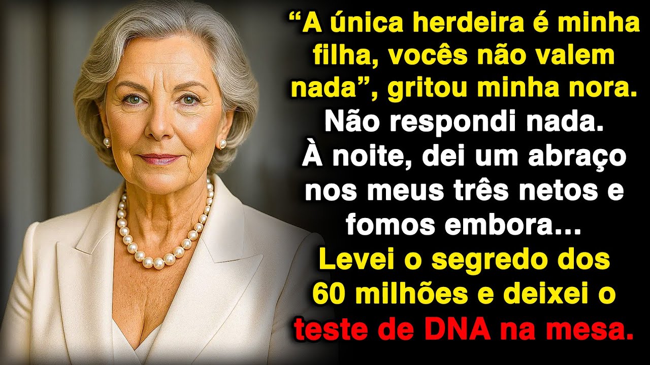 Escondi 60 milhões da minha nora até saírem os resultados do DNA, após a morte do meu filho.