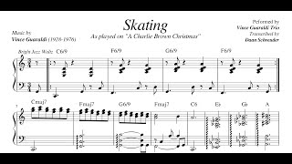 Vince Guaraldi Trio - Skating (Piano Transcription)