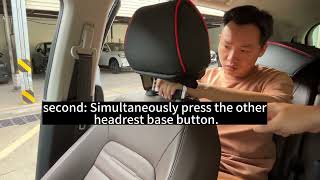 How to remove 2023-2025 HONDA CRV front head rests- Step-by-Step Guide Wealth