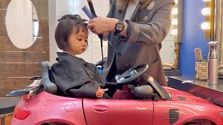 My Baby’s First Haircut ** WILL SHE CRY?