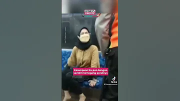 Viral Perempuan Tiduran di KRL Karena Sakit Menstruasi