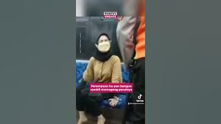 Viral Perempuan Tiduran di KRL Karena Sakit Menstruasi