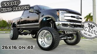 2017 King Ranch on a 14 wicked Lift and Specialty Forged Wheels