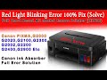 Red light Blinking Error Canon G2000, G2002, G2010, Full Solution | Hard Reset | Hindi/English/urdu