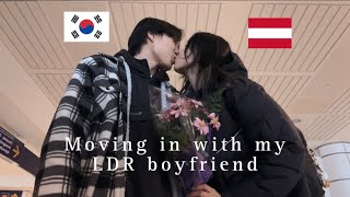 moving in with my long distance boyfriend | korea austria couple vlog