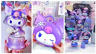 Kuromi Theme Unboxing 💜Sanrio Stationery haul  #cindyasmr