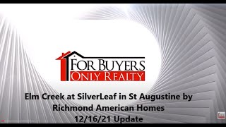 Elm Creek in SilverLeaf St Augustine by Richmond American Homes; For Buyers Only Realty