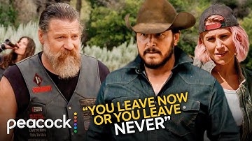 Yellowstone | Rip Handles a Biker Gang Trespassing on Dutton Ranch