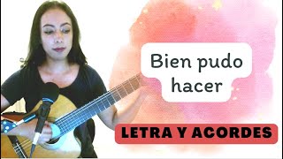 Video thumbnail of "𝐁𝐢𝐞𝐧 𝐩𝐮𝐝𝐨 𝐡𝐚𝐜𝐞𝐫 Cover Ruben Sotelo ♥️ 𝑳𝒆𝒕𝒓𝒂 𝒚 𝒂𝒄𝒐𝒓𝒅𝒆𝒔 ♩ ♫ ♬ #alabanzas"