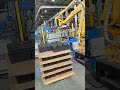 Industrial Robot Palletizer Handling Batteries | Custom Gripper Smooth Operation ⚡